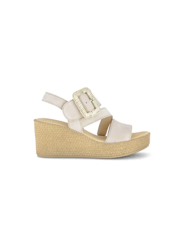 Gabor Πέδιλα Γυναικείο δέρμα Nubuck Μπεζ GAB/84771 12-ABETONE - 36 3