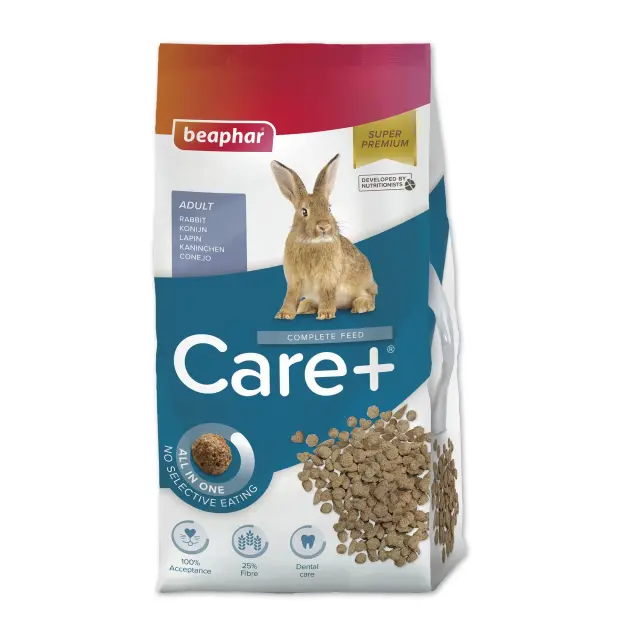 Beaphar CARE+ Rabbit - Premium Τροφή για Κουνέλια - 1.5kg