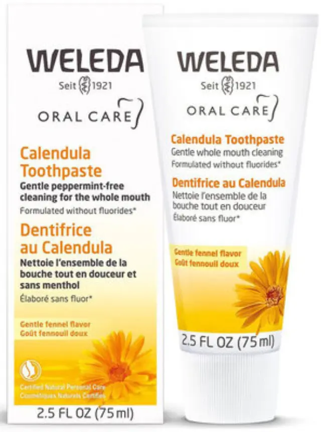 Weleda Οδοντόκρεμα Καλέντουλας με Μάραθο 75ml – Χωρίς Μέντα, Ομοιοπαθητική Φροντίδα