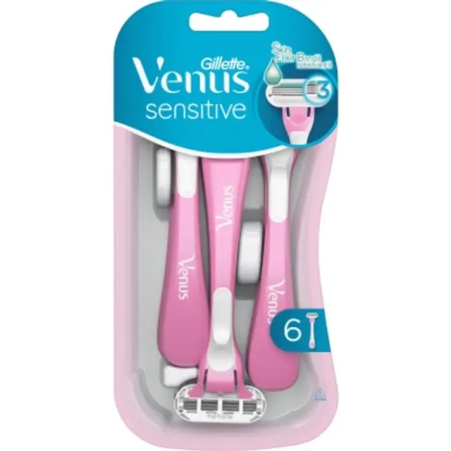 Gillette Woman Ξυραφάκι Venus Sensitive Blister 6Tεμαχίων
