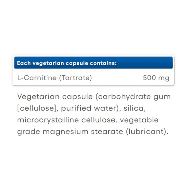 Natural Factors L-Carnitine 500 mg 2