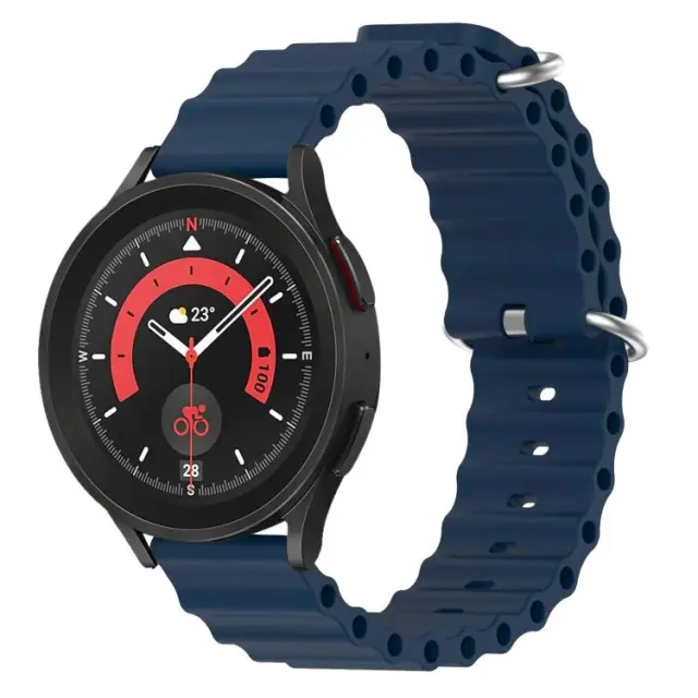 Ocean Style Λουράκι για Smartwatch 22mm-Midnight Blue OEM