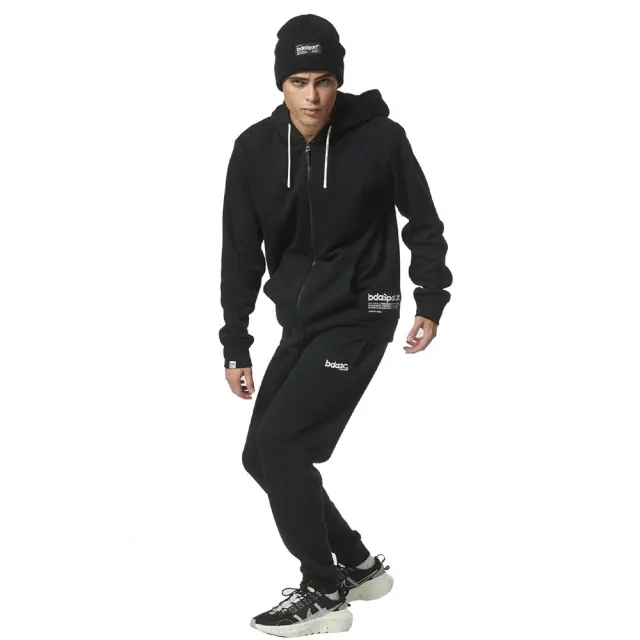 Body Action Athletic Sweatpants (023343-01-Black) - Μαύρο 3
