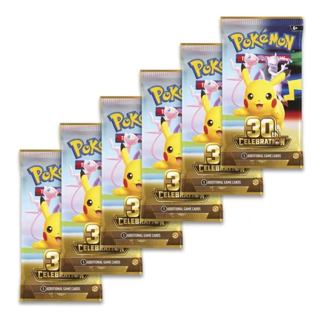 Pokemon Trading Card Game TCG 30th Celebration Booster Bundle – 6 Booster Packs (POK104511) 2