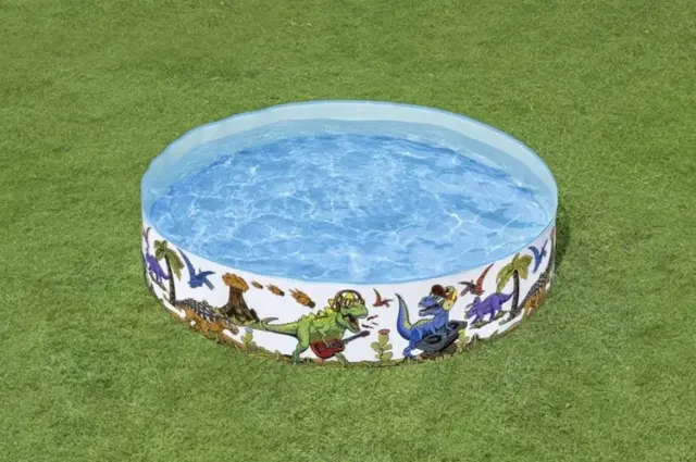 Bestway Παιδική Πισίνα Fill 'N Fun με Σταθερά Τοιχώματα Δεινόσαυροι 183x38cm 2