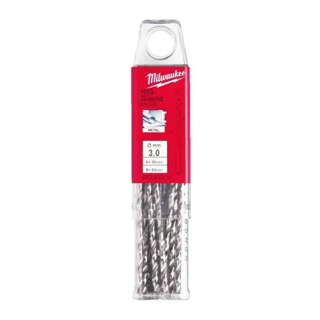 Milwaukee 4932430330 - ΤΡΥΠΑΝΙ ΑΕΡΟΣ ΑΣΗΜΙ HSS-G DIN340 3.0mm ΜΑΚΡΥ MW 2