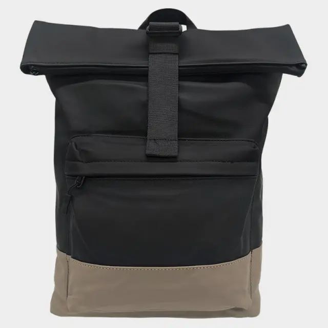 Unisex Σακίδιο Πλάτης Rolltop, Αδιάβροχο Με Ανατομική Πλάτη ATP-903221-BLC Μαύρο - ONESIZE