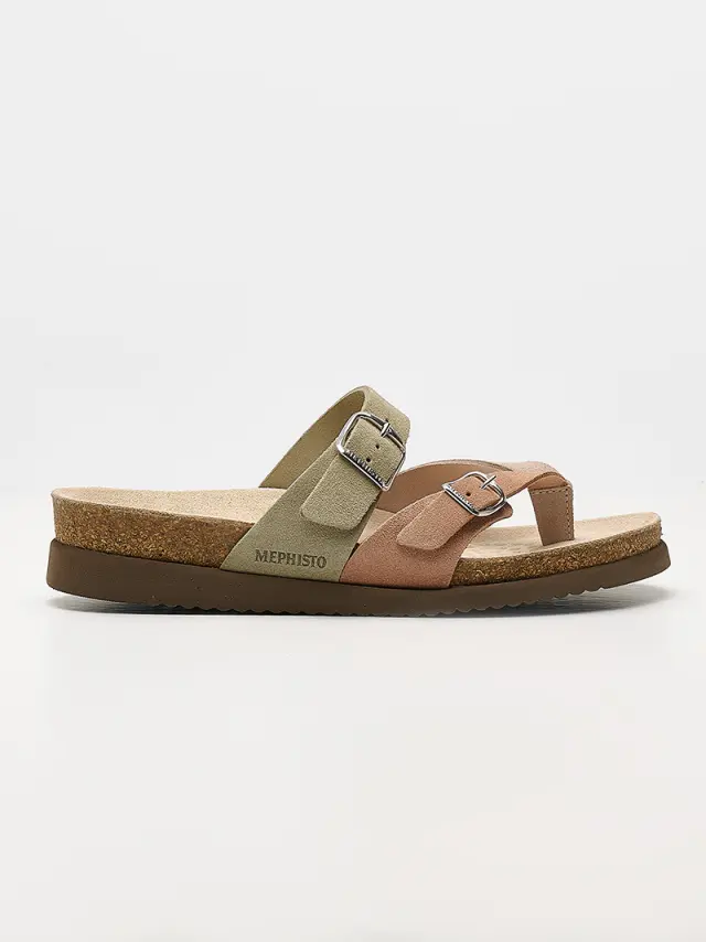 Mephisto Πέδιλα Γυναικείο δέρμα suede Μπεζ MEP/HAPPY L/SAND 3