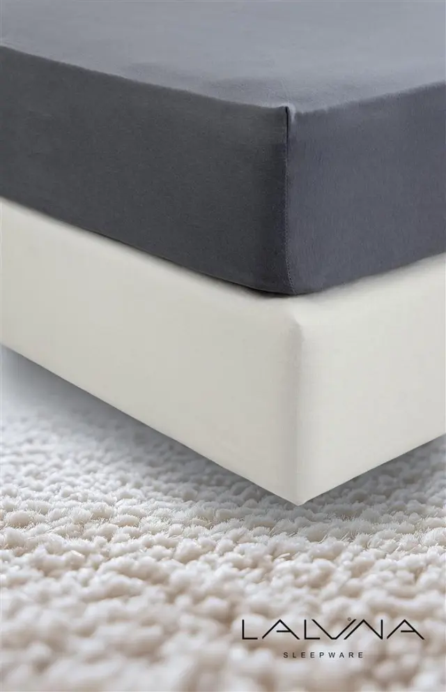 Σεντόνι με λάστιχο Jersey 180x200+40 Charcoal Grey La Luna 5510143
