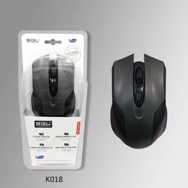 Ασύρματο ποντίκι Η/Υ - K018 - 177340 - Black 2