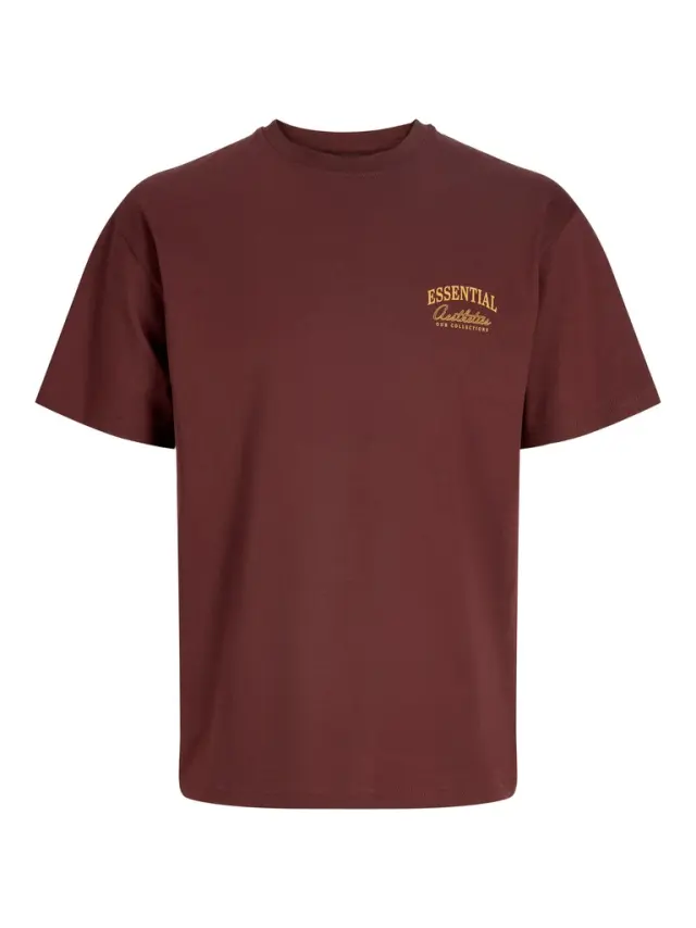 JJEORGANIC RELAXED STUDIO TEE SS ON SN Bitter Chocolate 2