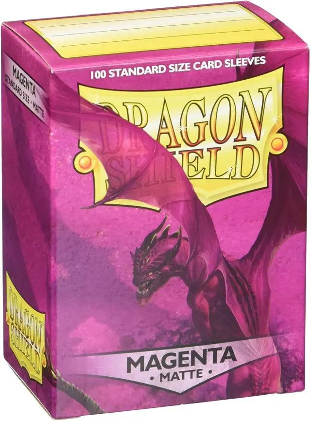 Dragon Shield Standard Sleeves - Matte Magenta (100 Sleeves)