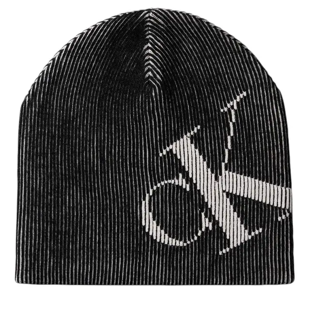 Ανδρικός Σκούφος Calvin Klein LV04D8101G-UB1 Μαύρο/Μπεζ Μαύρο - One Size