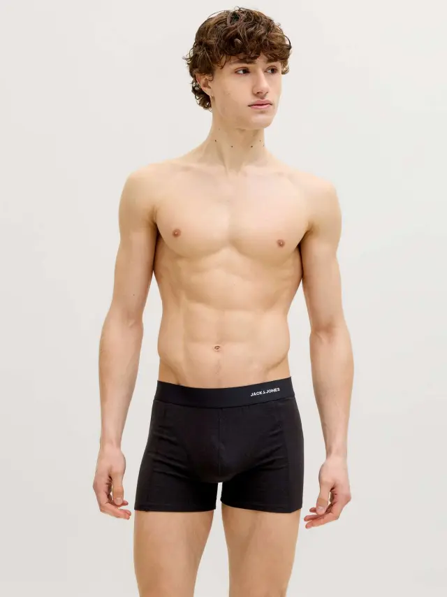 JACGABRIEL BAMBOO TRUNKS 3 PACK SN Black - XXL 2