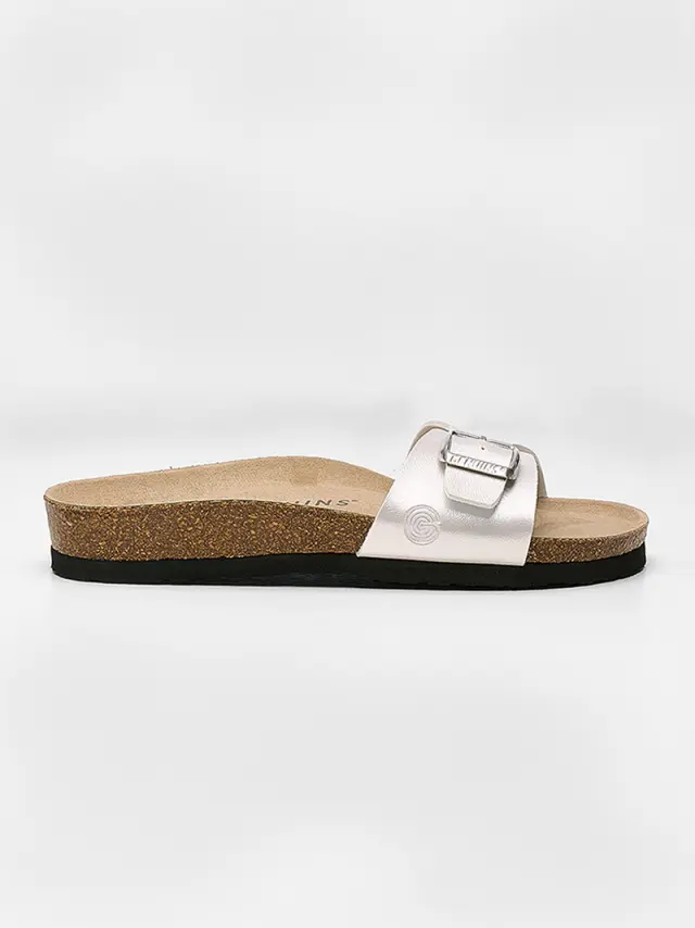 Genuins Παντόφλες Unisex Άλλα Υλικά Ασημί GEN/TORONTO G106573 SILVER 3
