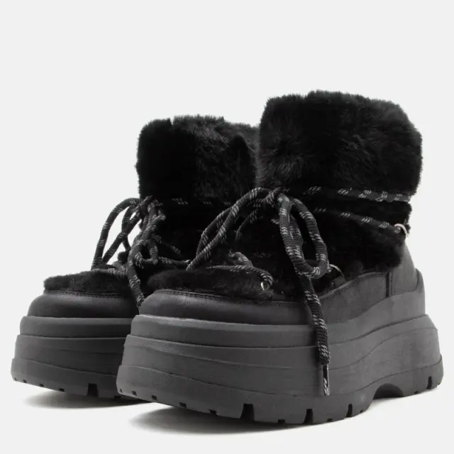 Μποτάκια Με Γούνα Buffalo Olympia Fur PD00018482 Μαύρο - 37 2