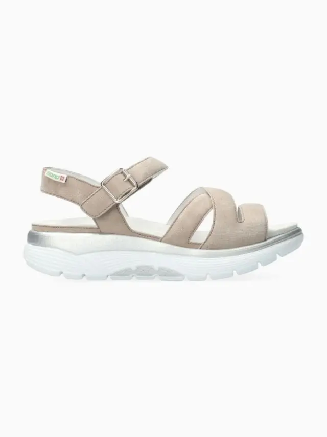 Mephisto/Sano Πέδιλα Γυναικείο δέρμα Nubuck Μπεζ SAN/NOANE L/TAUPE 2