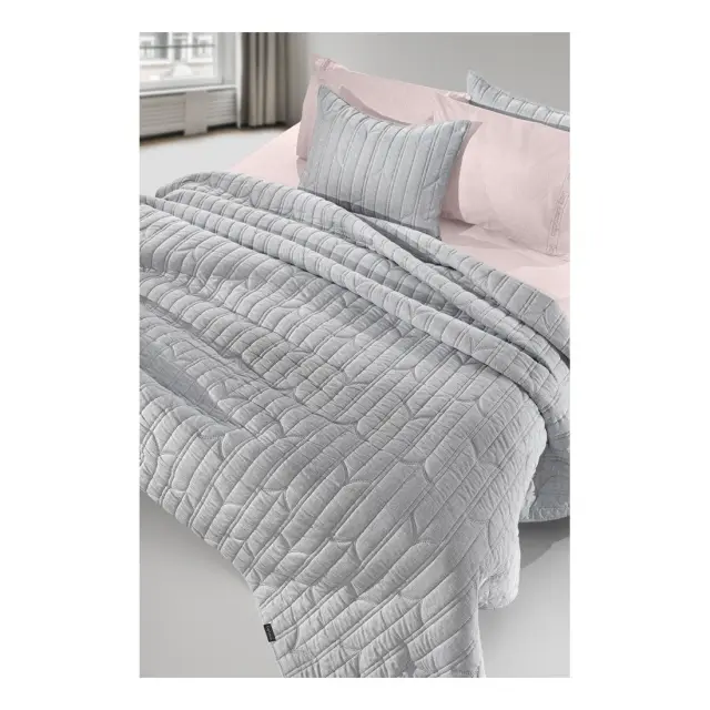 Σετ Κουβερλί King Size 2 Τεμαχίων Guy Laroche Aurora Grey 240x250