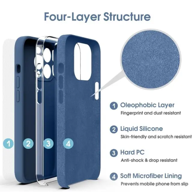 Shockproof Θήκη για iPhone 17- Blue OEM 2