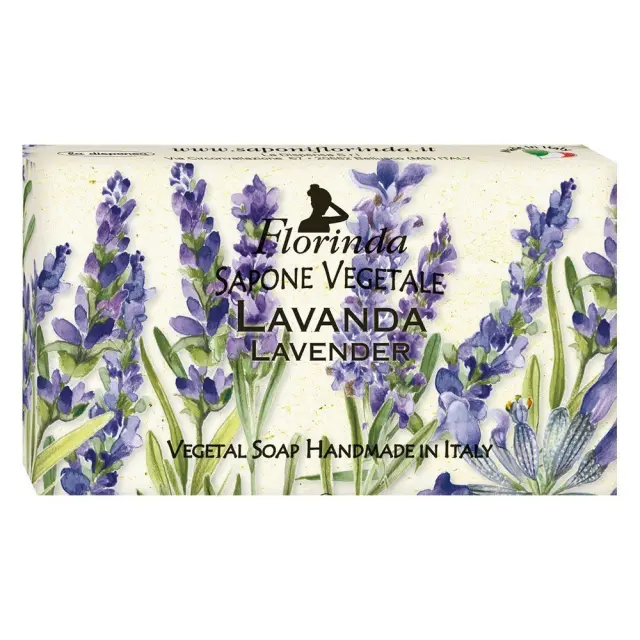 FLORINDA Magic of Flowers Lavender Vegetal Soap Bar 100g 3.5 oz