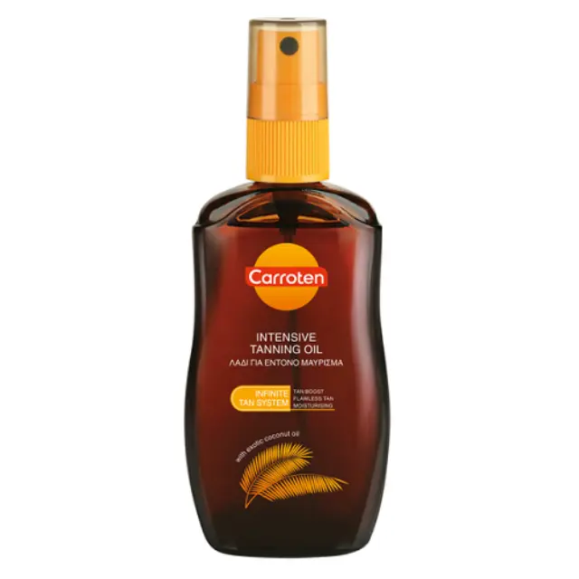 Carroten Intensive Tanning Oil SPF0 Λάδι για Έντονο Μαύρισμα Χωρίς Αντηλιακή Προστασία, 50ml