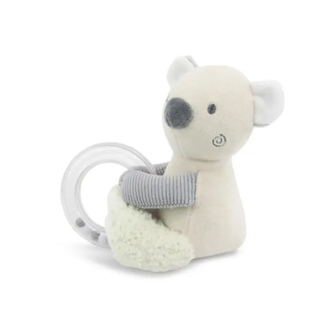 Lorelli Μαλακή Κουδουνίστρα Με Κρίκο Bear Beige Natural 10191370008