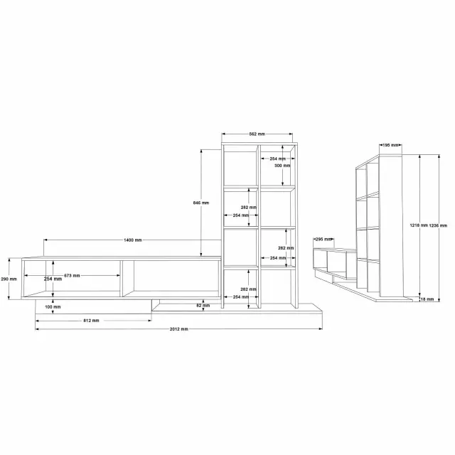 Έπιπλο Τηλεόρασης DRIBEL 2