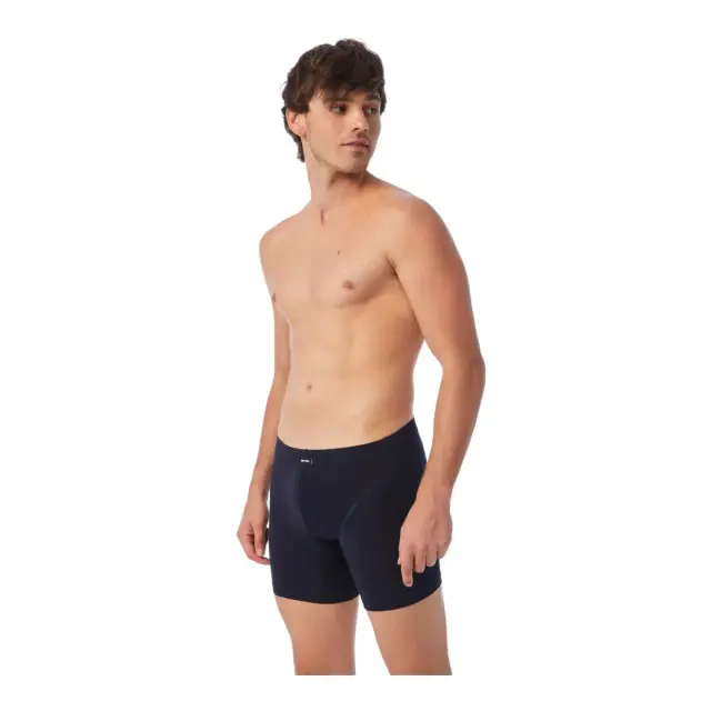 Minerva Ανδρικό Boxer Μακρύ Sporties - Διπλό Πακέτο, Χρώμα Μαρίν 3