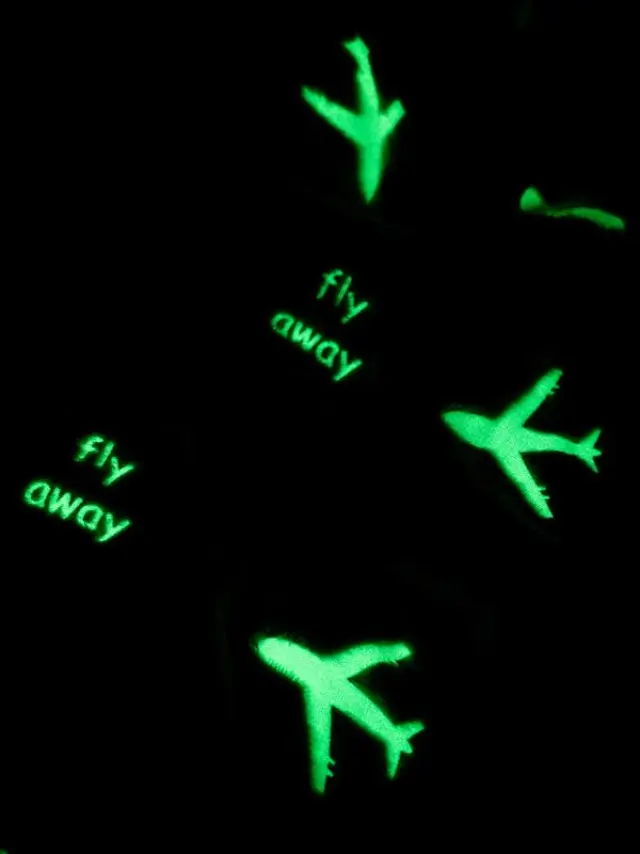 Κουβέρτα Fleece Φωσφοριζέ Palamaiki Luminous Planes - 160 x 220 2