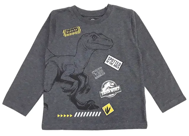 Μπλουζάκι Μακρυμάνικο Jurrasic World Grey 8020231 - 6-7 Y (122cm)