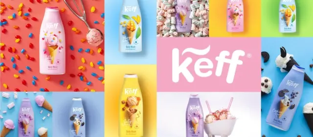 Keff αφρόλουτρο Mango 500ml 3
