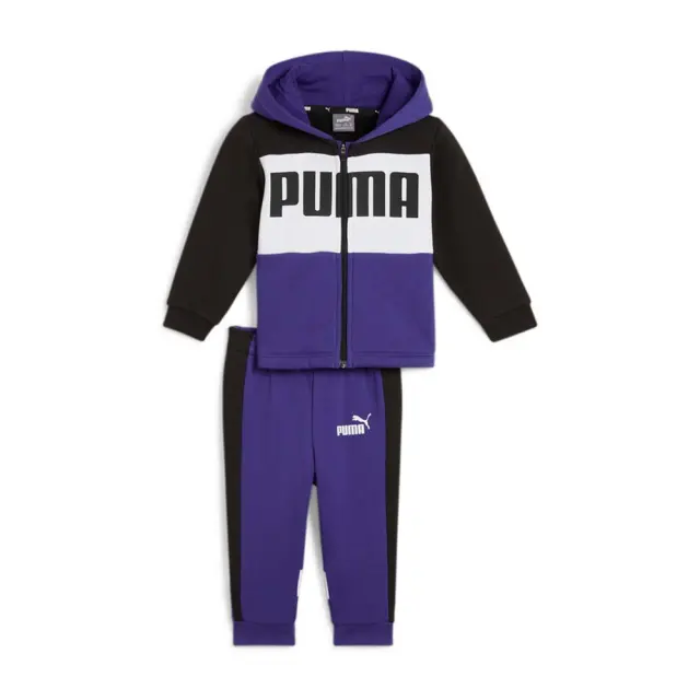 Puma Infant's Minicats Colorblock Jogger Set Μπλε 680323-88 (Puma) - 92
