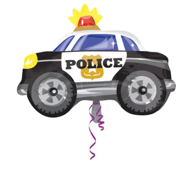 Μπαλόνι Φοιλ Junior Shape Police Car / 60x45 εκ - Αστυνομικό