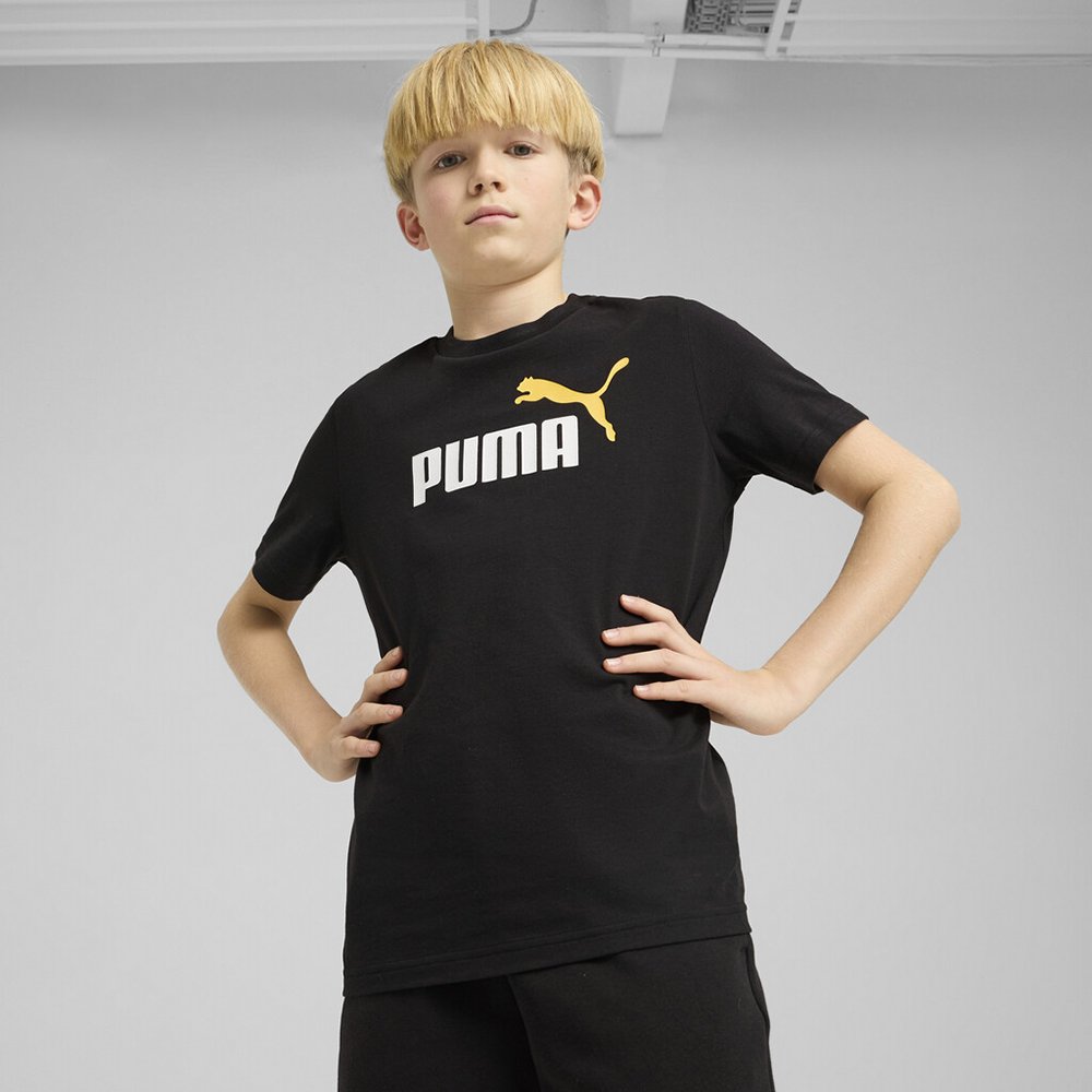 Puma Ess 2 COLOR No.1 Logo ΠΑΙΔΙΚΗ ΜΠΛΟΥΖΑ (685778-56) - Μαύρο-Κίτρινο - 9-10 ετών