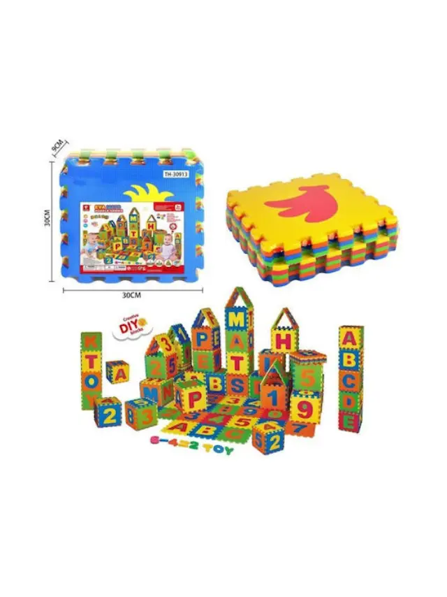 Martin Toys Χαλάκι Αφρολέξ Παζλ 9 Τεμαχίων Με Σχέδια 30x30cm 2