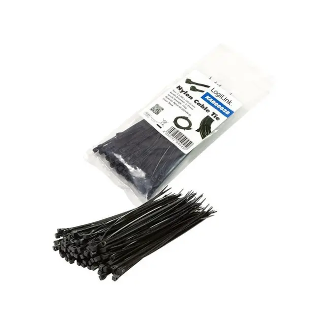 LogiLink Zip Ties Set 0.15m Black (KAB0002B)
