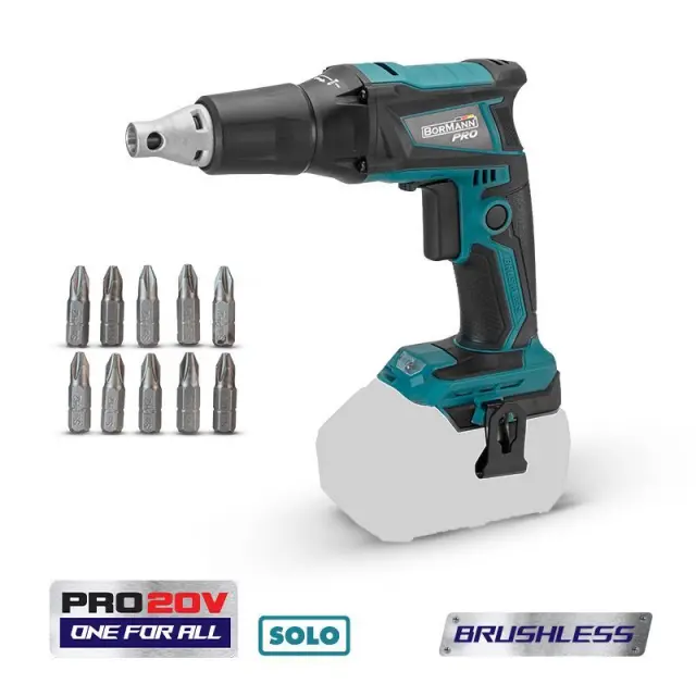 Bormann Pro BBP5150 - Κατσαβίδι Γυψοσανίδας 20V Brushless Μπαταρίας (036326) 2