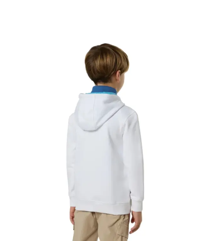 North Sails - Παιδική Ζακέτα Φούτερ με Κουκούλα 792091-000-0101 Λευκό 3