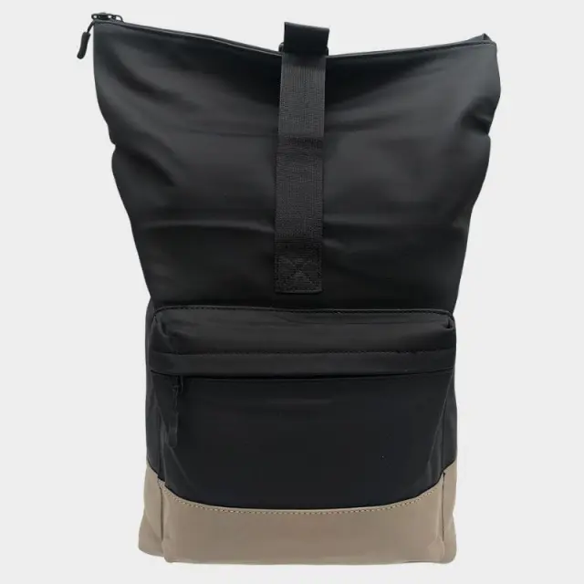 Unisex Σακίδιο Πλάτης Rolltop, Αδιάβροχο Με Ανατομική Πλάτη ATP-903221-BLC Μαύρο - ONESIZE 2