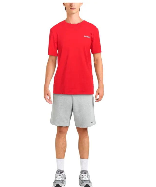 Bikkembergs - Ανδρικό T-shirt Κοντομάνικο BKK2MTS01-RED Κόκκινο 3