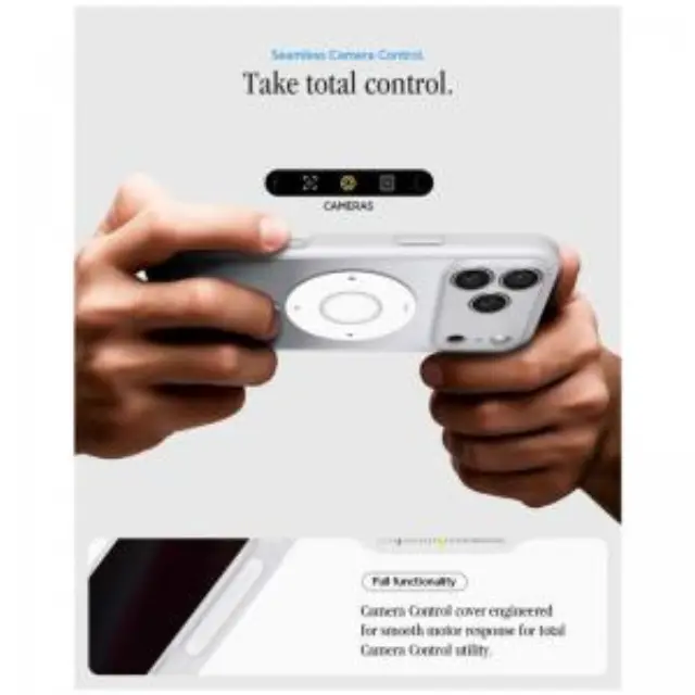 Θήκη TPU & PC Spigen Apple iPhone 18 Pro/ 17 Pro MagSafe Ultra Hybrid Classic Ασημί N71790 3