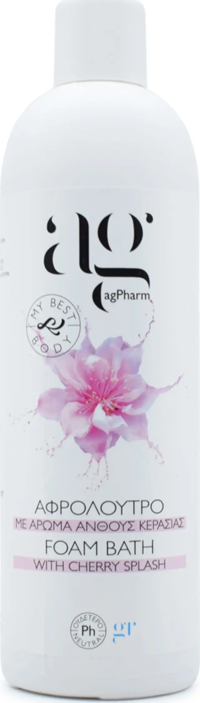 Ag Real Beauty Αφρόλουτρο με Άνθη Κερασιάς ( χωρίς πάραμπενς,ουδέτρο pH )500ml