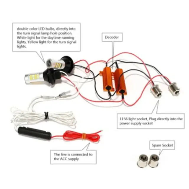 Λάμπα αυτοκινήτου SO.K - DRL&Turn light 1014397 3