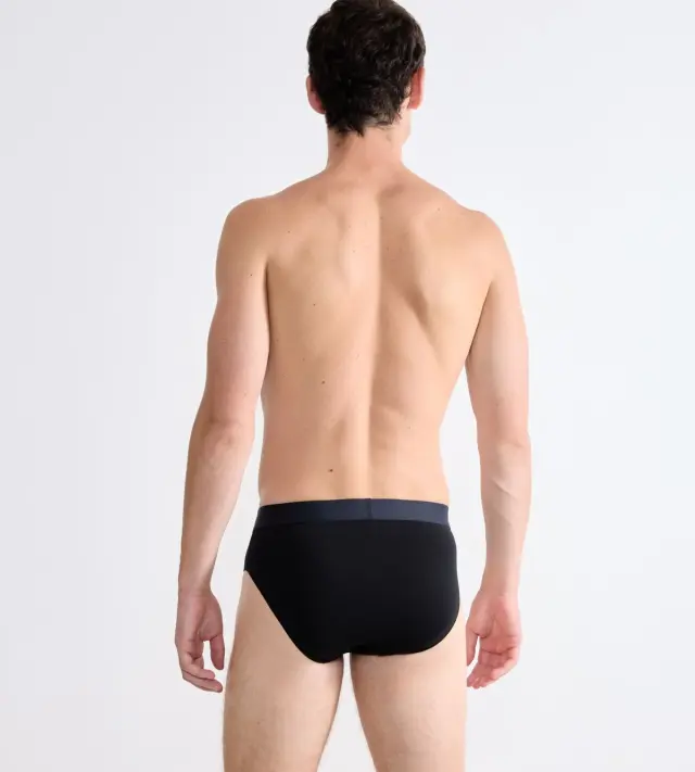 Sloggi Men Σλιπ Ever Ease Brief Μαύρο 2-Pack 3
