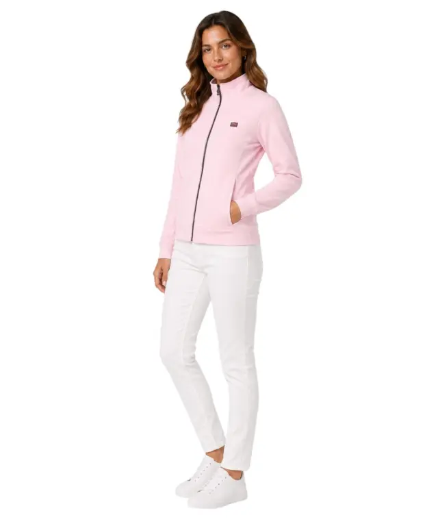 Norway Nautical School - Γυναικεία Ζακέτα Φούτερ 852410-Pink Ροζ 2