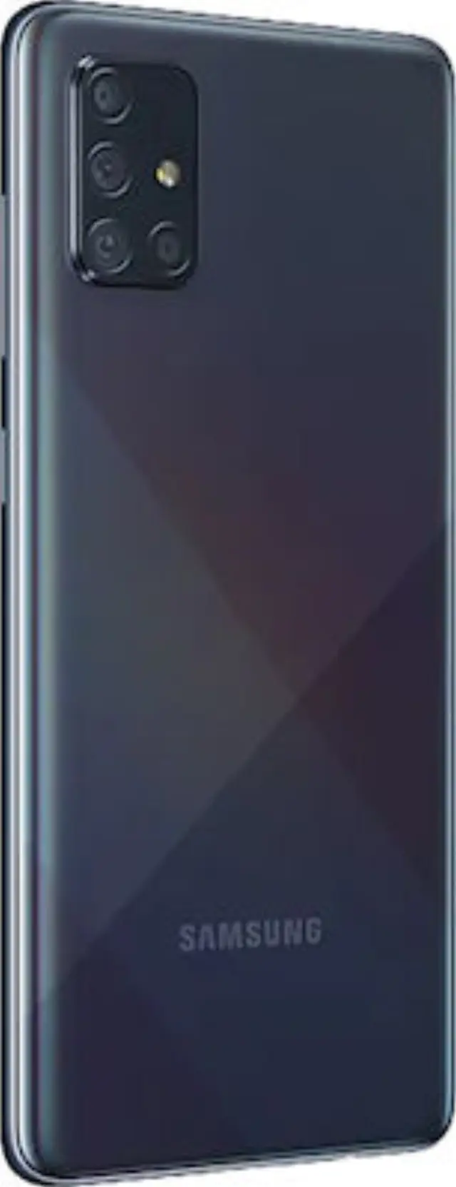 Samsung Καπάκι Μπαταρίας Crush Black για Galaxy A71 OEM