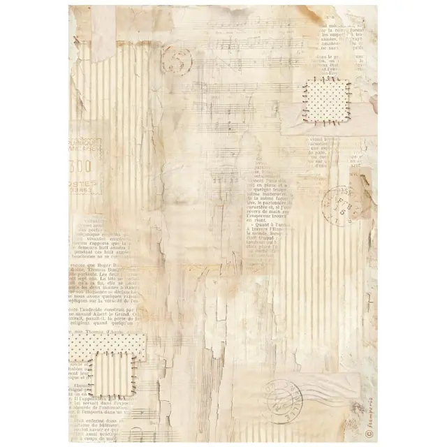 Ριζόχαρτο ντεκουπάζ Stamperia 21x29cm A4, Family, Texture
