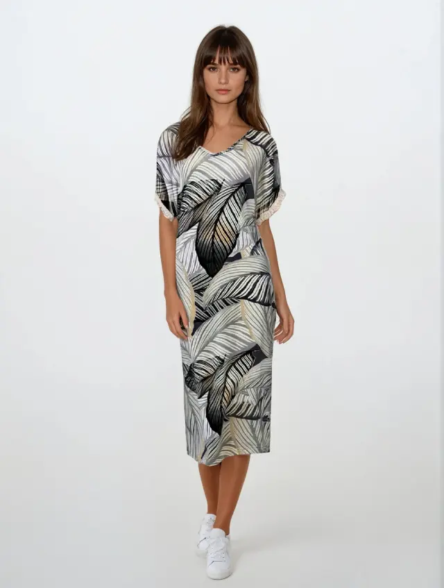 S637 - Oil Green - BEACHDRESS HAVANERA LONG - S