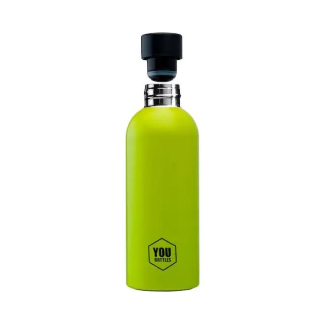 You Bottles Ανοξείδωτο Μπουκάλι Θερμός / Thermos Bottle 500ml (3 χρώματα) - Πράσινο 3