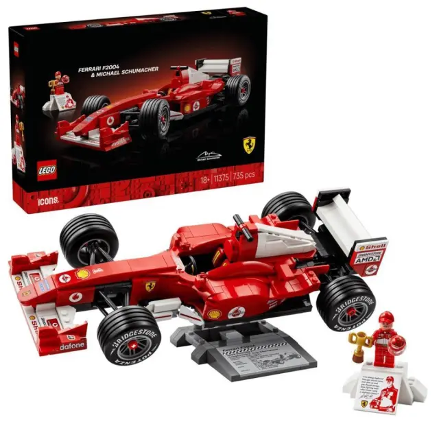 LEGO Icons Ferrari F2004 & Michael Schumacher για 18+ Ετών 735τμχ
